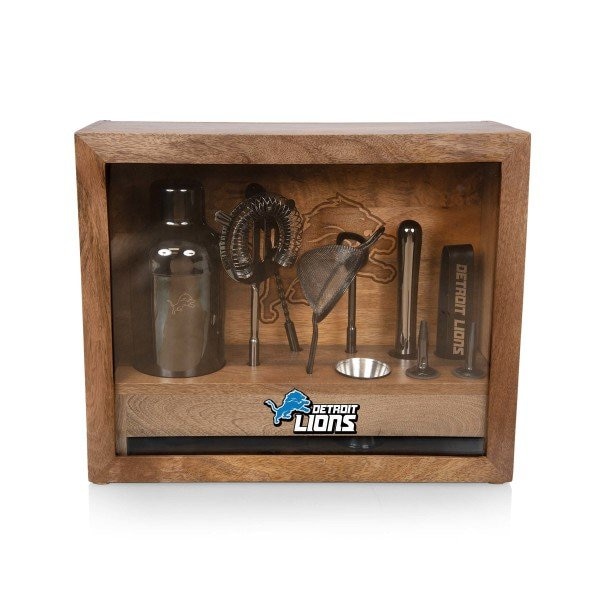 Picnic Time Family Of Brands NFL Detroit Lions - Old Fashioned Bar Set 861-09-511-117-2 - main