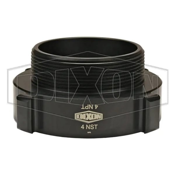 Dixon Style N37 Rocker Lug Hydrant Adapter, 4 in, Female NST NH x MNPT Connection, Aluminum, Hardcoat An N37-40F40T - main