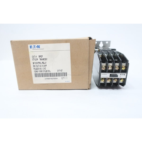 Eaton CONTROL RELAY 110-120V-AC BF62F 765A862G01 - main