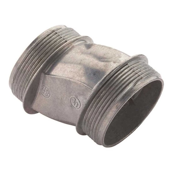 Halex Conduit Fitting Offset Nipple, 1-1/4 in, Die Cast Zinc, Plain 04012 - main