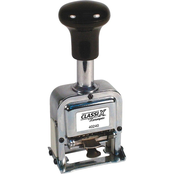 Xstamper Selfinking Auto Numbering Machine, Black XST40240 - main