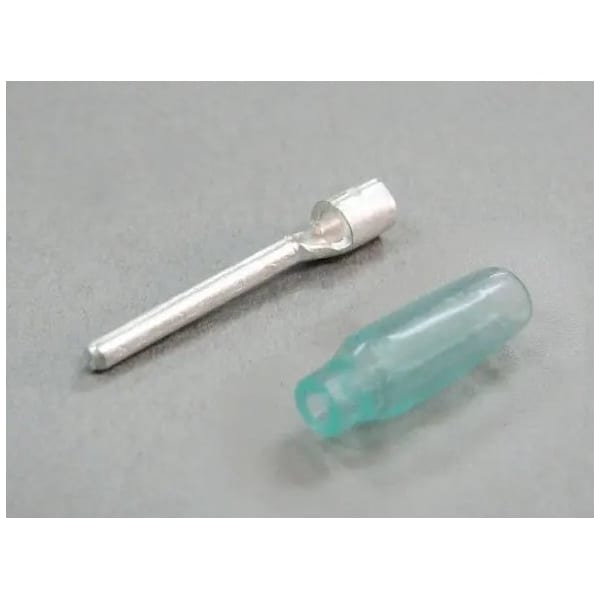 Nichifu Non-Insulated Pin Terminals with Insulation Cap, TC/ST Type, AWG 22-16 TC 1.25-13.5V-ST-C - main