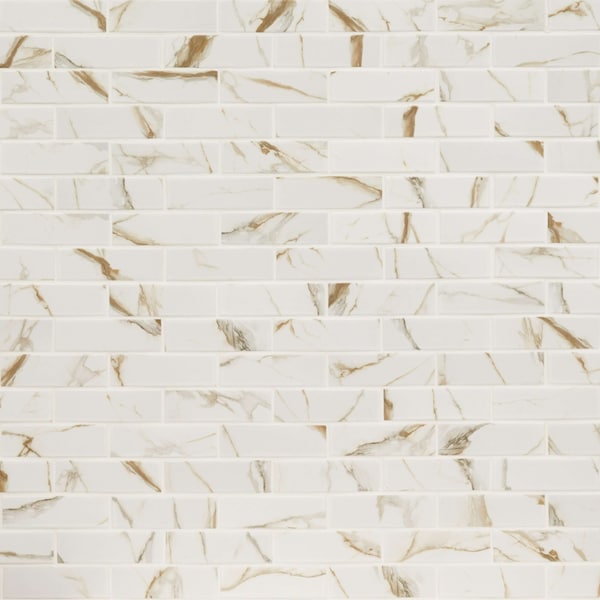 Msi Calcatta Gold Subway Sample Matte Mosaic Marble Tile ZOR-PT-0630-SAM - main