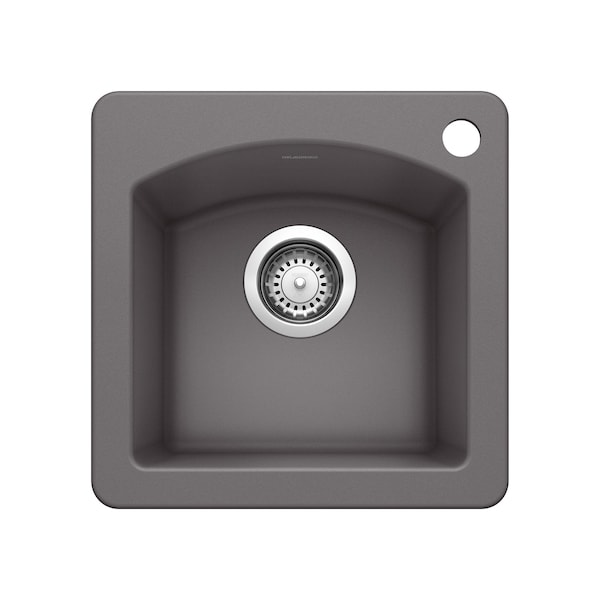 Blanco Diamond Bar Sink Dual Deck, Cinder 441477 - main