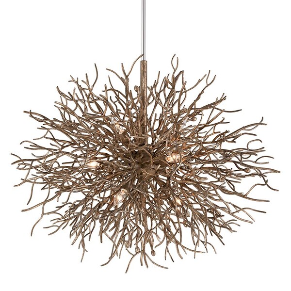Troy Lighting Sierra 9 Light Chandelier 40 In. Vienna Bronze F6097-VZ - main