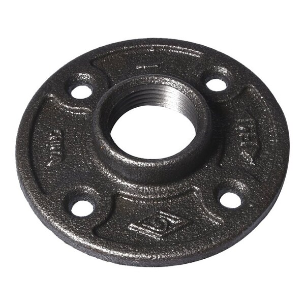 Prosource Floor Flange, 1-1/4 in, 4.2 in Dia Flange, FIP, 4-Bolt Hole, 0.28 inch 7 mm Dia Bolt Hole 27-11/4B - main