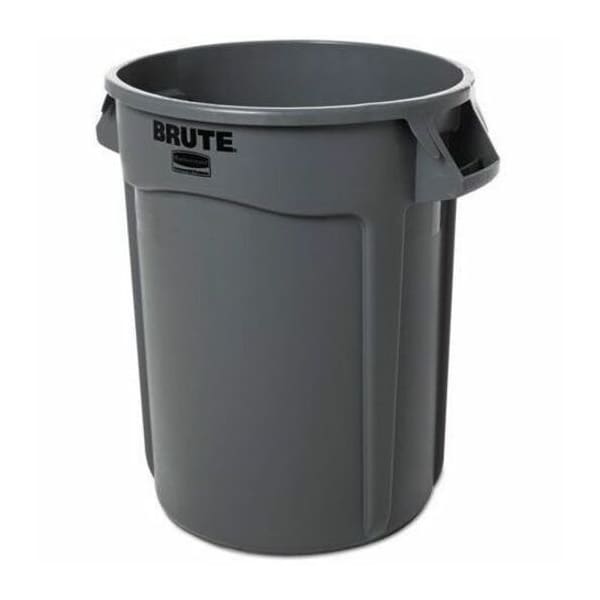 Rubbermaid Commercial Brute 32 Gal. Plastic Commercial Trash Can FG263200GRAY - main