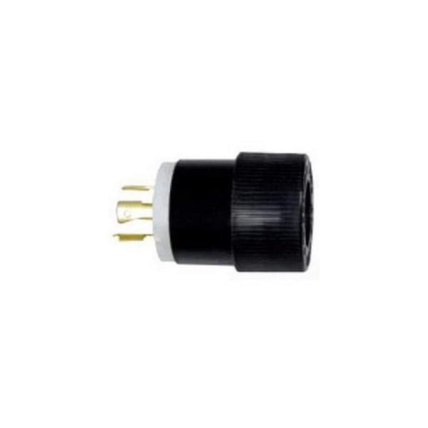 Hubbell Wiring Hubbell Twist-Lock Plug, 20A 250V, 2-Pole 3-Wire Industrial Grade L620P - main