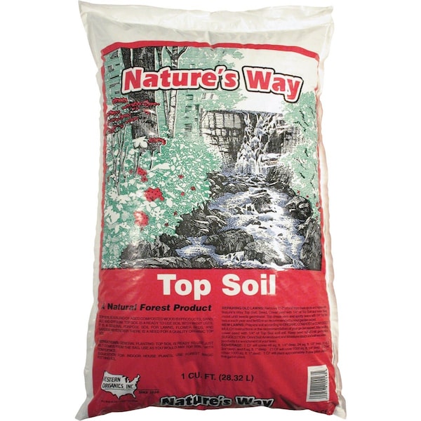 Natures Way 1 Cu. ' 30-1/2 Lb. All Purpose Top Soil NW 11143 - main