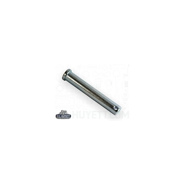 Huyett Clevis Pin, Zinc Plated, 0.438 in Dia x 2.766 in Overall L x 3.000 in Shank L x 0.156 in Hole Dia CLPZ-0437-3000 - main