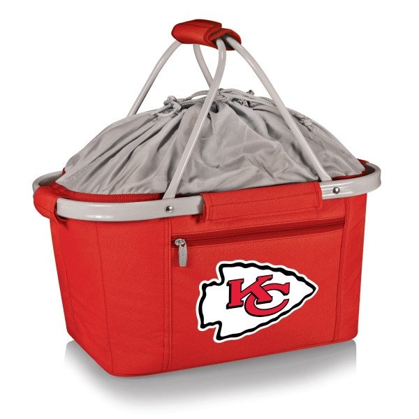 Picnic Time Family Of Brands NFL Kansas City Chiefs - Metro Basket Collapsible Cooler Tote 645-00-100-164-2 - main