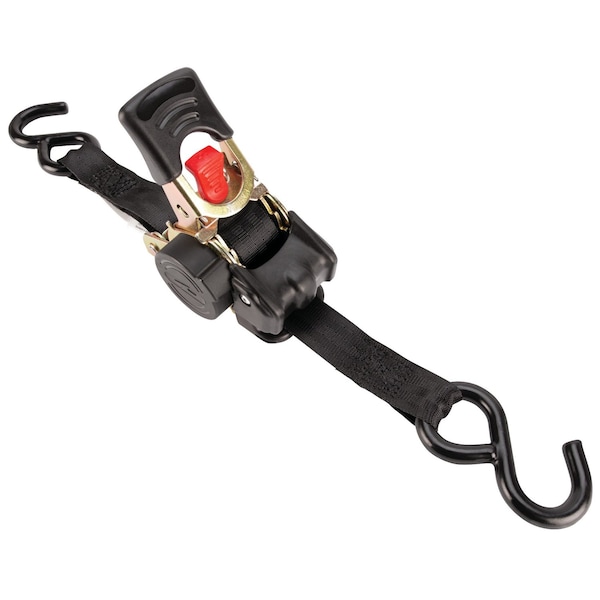 Performance Tool 2 pk. Retractable Tie Down Straps, 1 in. x 6 ft., Ratchet, Medium Duty, 2PK W1861 - main