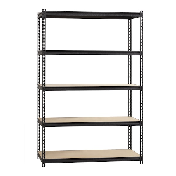 Iron Horse Boltless Shelving Unit, 5 Shelves, Steel, 24 in D x 48 in W x 72 in H 20994 - main