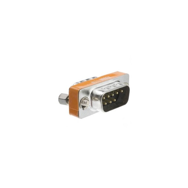 Cable Wholesale Mini Null Modem Adapter, DB9 Male to DB9, Male 31D1-28100 - main
