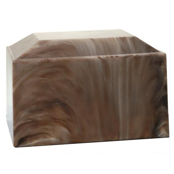 Fasttrack2Fitness Cultured Onyx Cremation Roman Adult Urn, Brown Agate FA2004976 - main