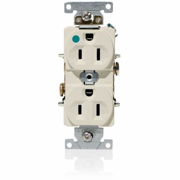 Leviton Dup HG 15A 125V Self-Gr LtAl C8200-T - main
