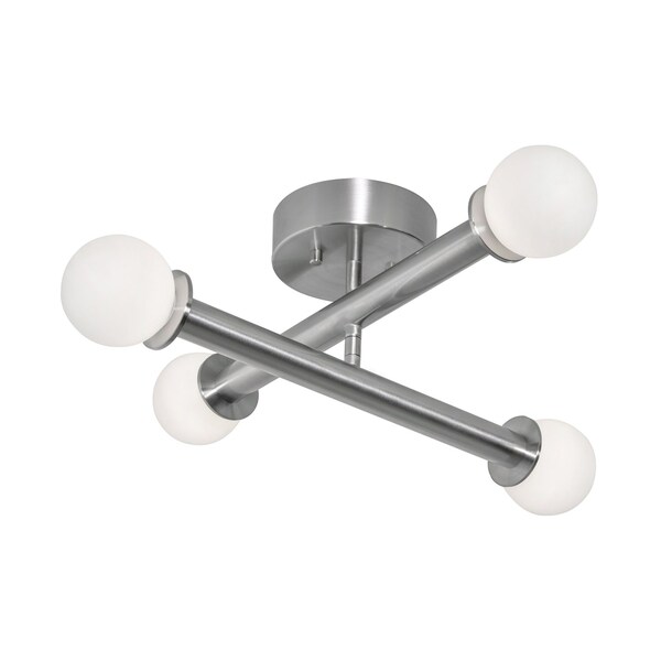 Afx Lane - LED Flush Mount - Satin Nickel LANF20LAJUDSN - main