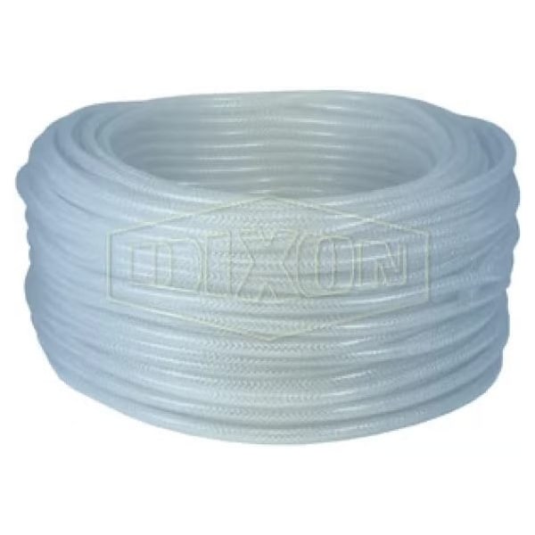 Dixon Braided Tubing, 3/4 in ID x 1.024 in OD x 300 ft L, PVC, Domestic BR1218 - main