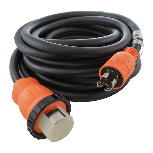 Ac Works Adapter Cord, STW, SS2-50R, L14-30P, 25 ft., Black L1430M50-025 - main