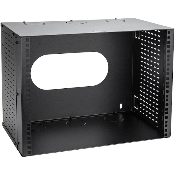 Rocstor SolidRack Wall-Mount Bracket for Shallow Rack-Mount Equipment - Solid Steel - 8U Y10E027-B1 - main