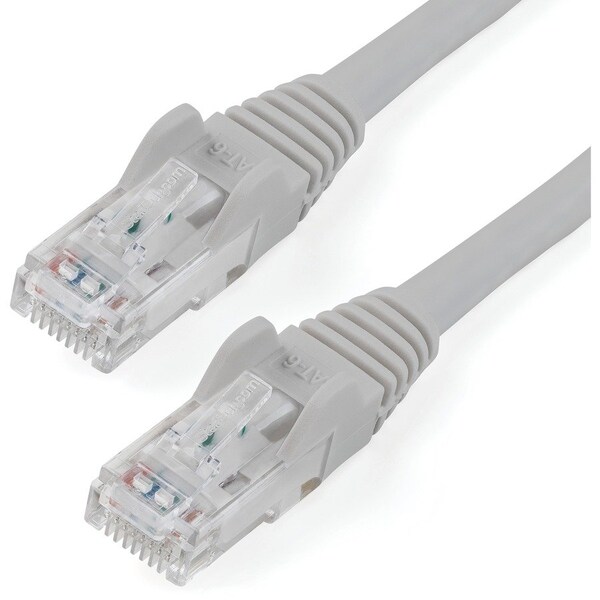 Startech.Com 3ft CAT6 Ethernet Cable Gray 100W PoE N6PATCH3GR - main