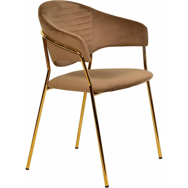 Leisuremod Bella Collection Modern Dining Chair in Brown BC21BR - main