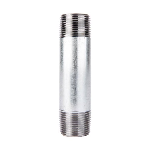 Stz Industries 1/4 in. MIP each X 1/4 in. D MIP Galvanized Steel 4 in. L Nipple 309UP14X4 - main