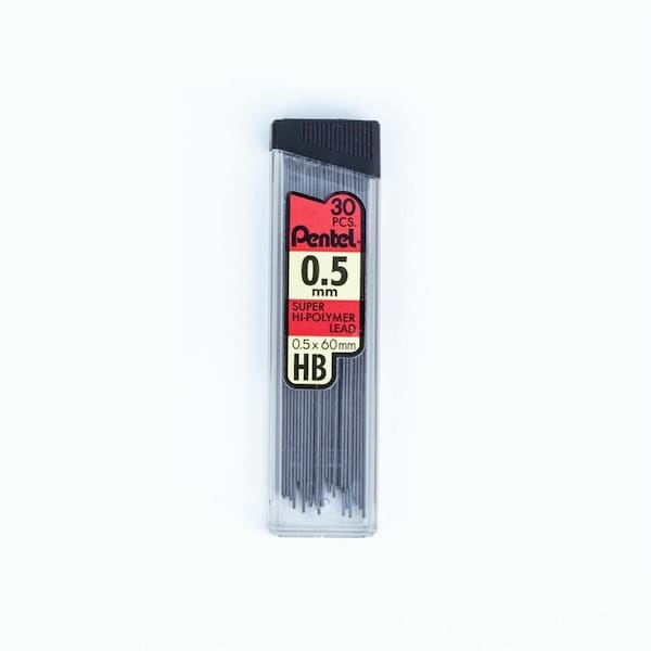 Pentel Lead Refill, HB, 0.5 mm, PK30 PENC25HB - main