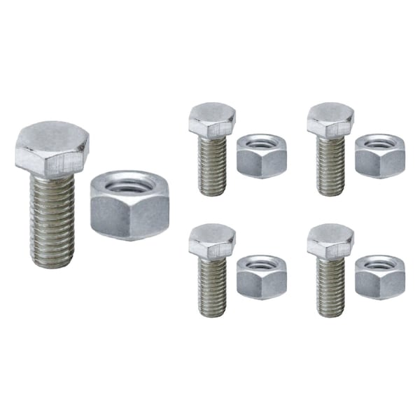 Newhouse Electric 1/2 in. Hex Bolt and Nut - Strut Channel, 10 Pack (5 Bolt + 5 Nut), 10PK HXNBP-10PK - main