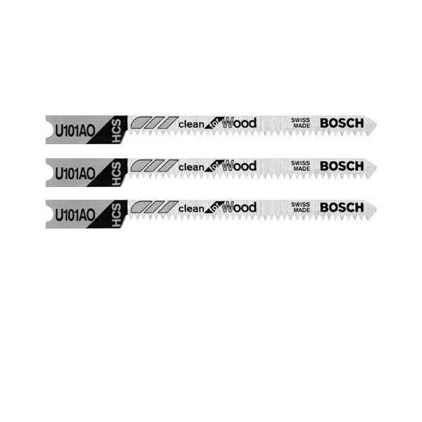 Bosch 20 TPI, HCS U-Shank Jigsaw Blade, PK3 U101AO3 - main