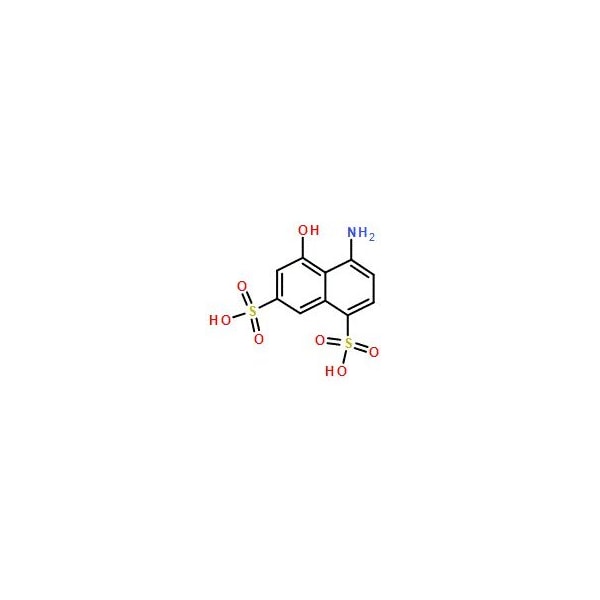 Ak Scientific 4-Amino-5-hydroxynaphthalene-1, 7-disulfonic acid (25mg), CAS 130-23-4 T970-25mg - main