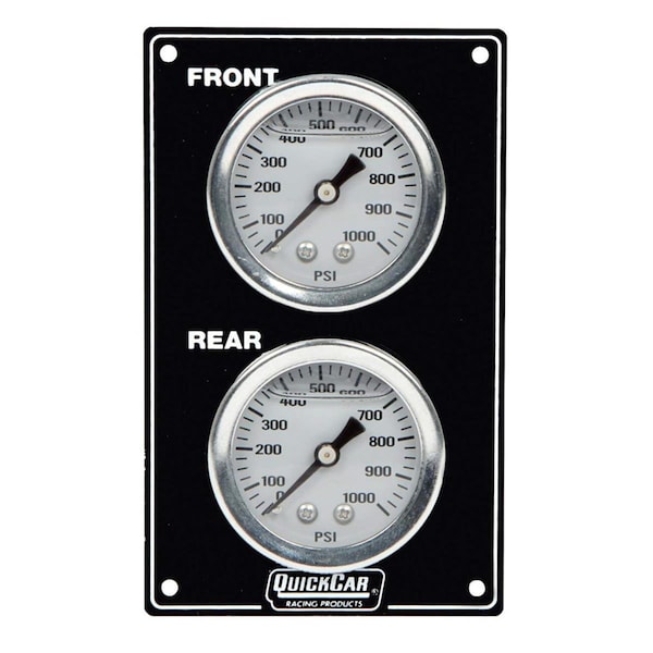 Powerhouse Mini Brake Bias Gauge Panel - Vertical - Black PO3608412 - main