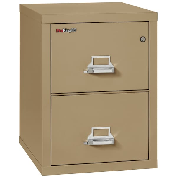 Fireking 2 Drawer, 1 Hr Fire & impact rated, 25" depth Legal Sand 2-2125-CSA - main