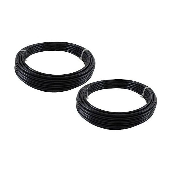 Mytee Products Air Line 1/2in OD x 100in Black SAE J844 Nylon Air Brake Tubing DOT Approved, 2PK MP-ABT-1928-01-T100x2 - main