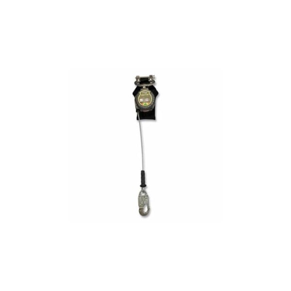 Miller TurboLite, TurboLite+ Edge Cable, 6 ft, Galv Steel Cable, One Pin Connector, Steel Locking Snap 493-MTL-LEP1-61/6FT - main