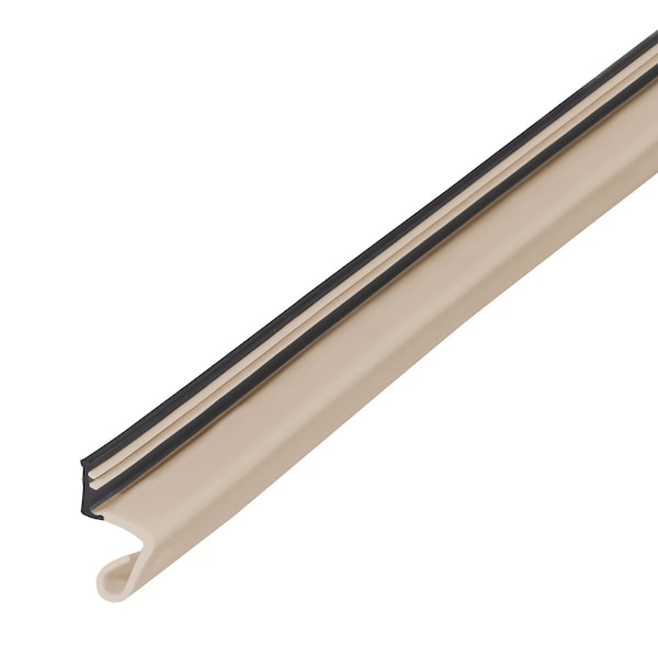 M-D Building Products 84 in. Beige Premium Rubber PLATINUM Top and Sides Door Seal for Doors with Kerf/Channel 91892 - main