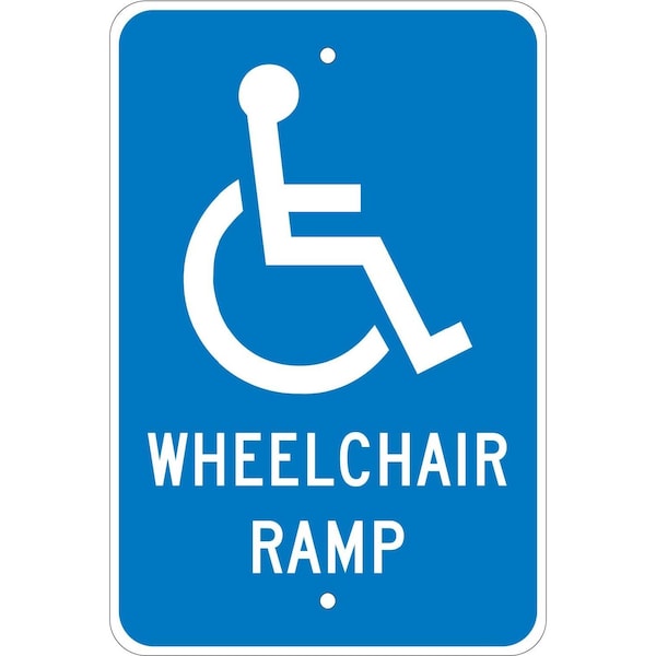Nmc Wheelchair Ramp Sign, TM86J TM86J - main
