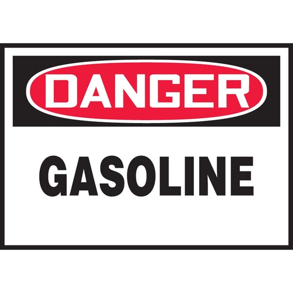 Accuform OSHA DANGER SAFETY LABEL GASOLINE 3 LCHL157VSP - main