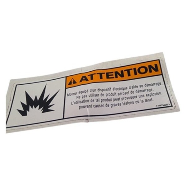 Agco DECAL, AGCO OEM 700724243 700724243 - main