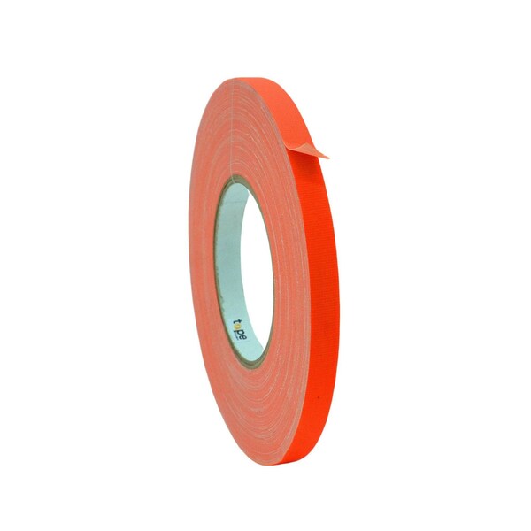 Wod Tape GTC12F Gaffer Tape Fluorescent Orange 1/2 in. X 60 ft., 96PK WOD GTC12F-00500-96-60-FOR - main
