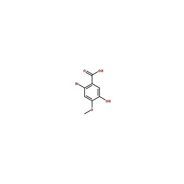 Ak Scientific 2-Bromo-5-hydroxy-4-methoxybenzoic acid (100g), CAS 121936-68-3 X9509-100g - main