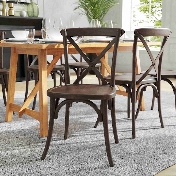 Flash Furniture Hercules Chair, Wood Back, 20-1/4 in W 23-1/4" L 35" H XU-X-MAH-GG - main