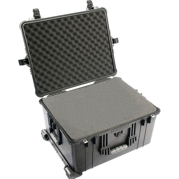 Pelican 1620 Watertight Wheeled Large Case With Foam 24-3/4 x 19-9/16 x 13-7/8, Black 1620-020-110 - main