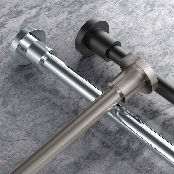 Gatco 819 Marina Shower Rod Set – Chrome Finish, Solid Brass Construction, Lifetime Warranty