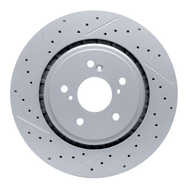 Dynamic Friction Co DFC Geoperformance Rotor - Drilled and Slotted 830-58026L - main