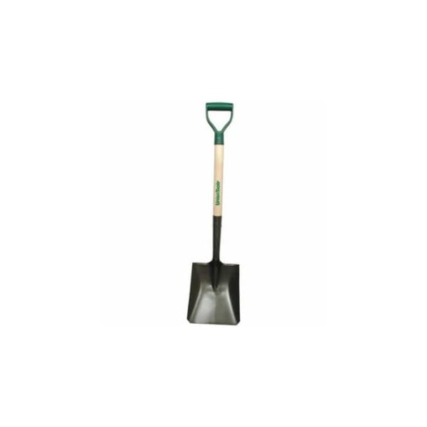 Union Tools Square Point Transfer Shovel, 11.5 in L x 9.25 in W Blade, 28 in North American Hardwood Poly 760-42106 - main