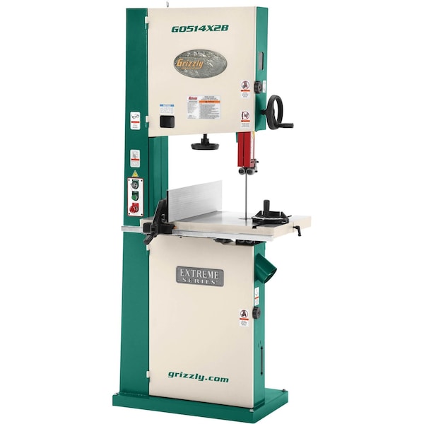 Grizzly 19" 3 HP Extreme-Series Bandsaw w/ Motor Brake G0514X2B - main