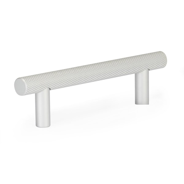 Kingston Brass Cabinet Knurled Pull for Bathroom, 96 mm, Brushed Nickel RBP30609BN - main