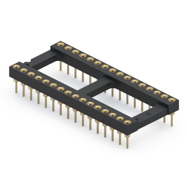 Mill-Max Decoupling Capacitor Dip Sockets-110-13-632-41-001000 110-13-632-41-001000 - main