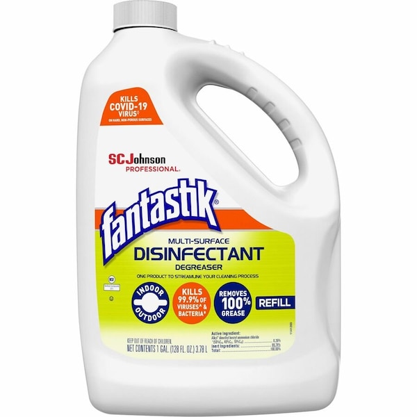 Fantastik Disinfectant Degreaser, Bottle, Unscented, 4 PK 311930 - main